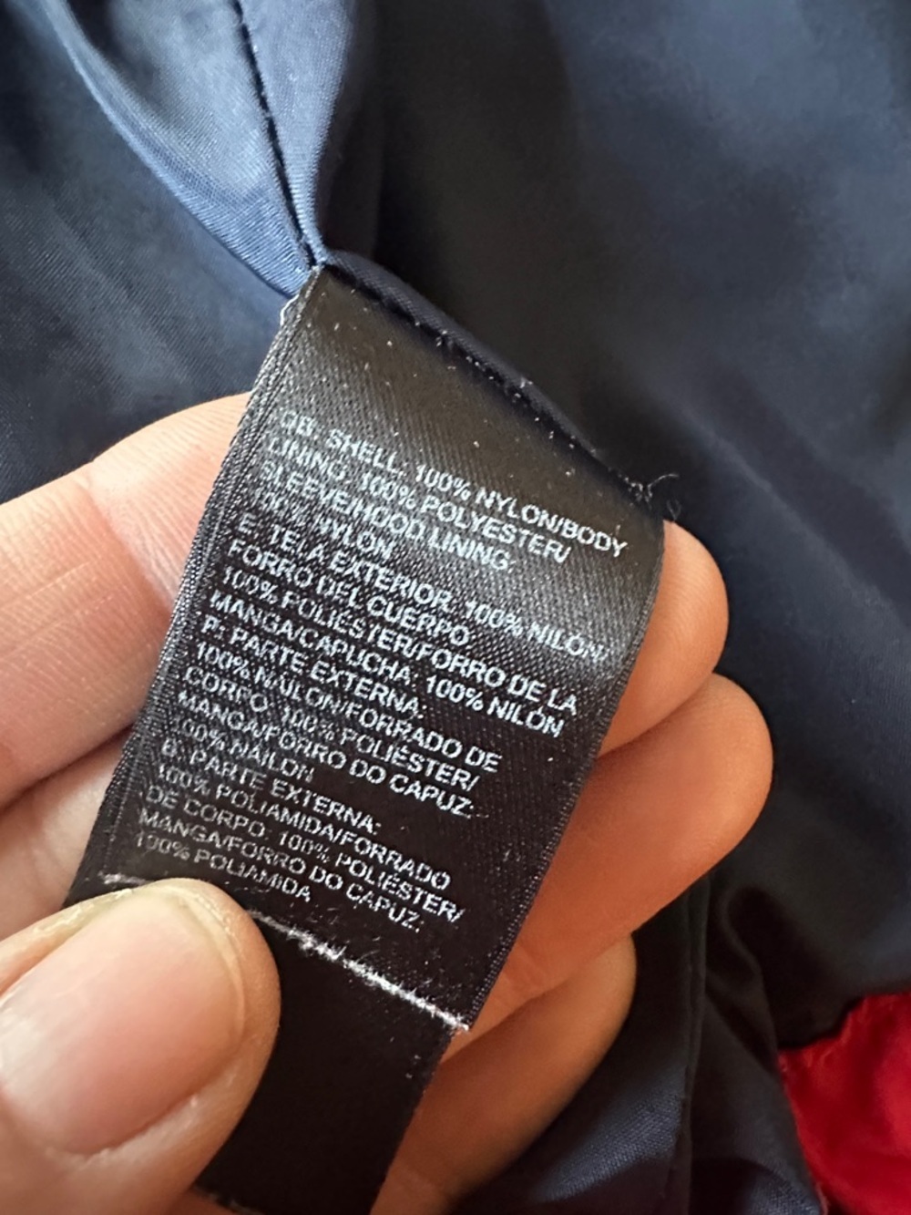 The North Face Red Woman’s Hooded Rain Jacket Small Snow Winter Bright Utility - Picture 6 of 8